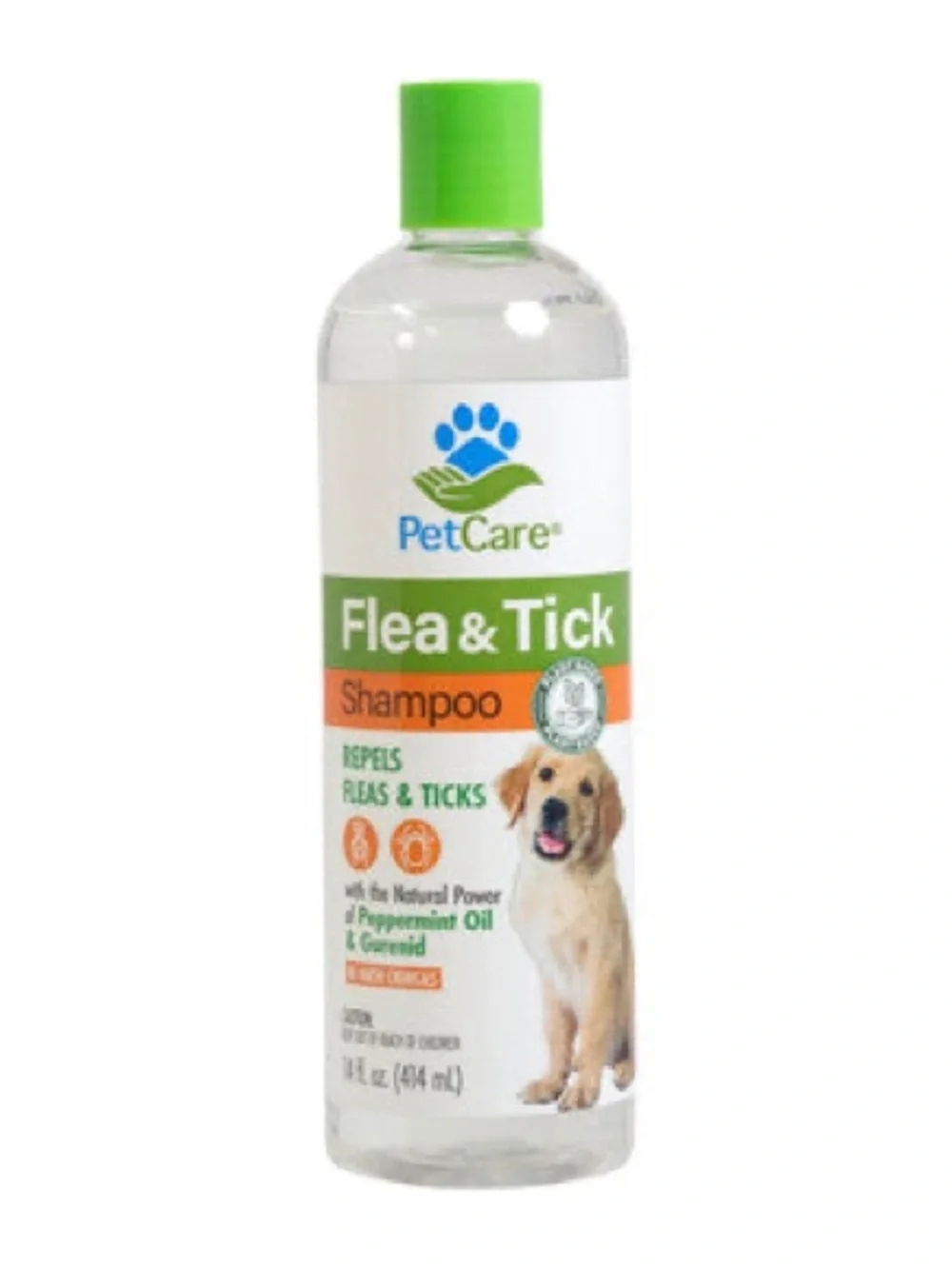 PLANT BASE | PetCare Flea & Tick Shampoo 414ml (14 fl oz) for Dogs | Fresh Sent